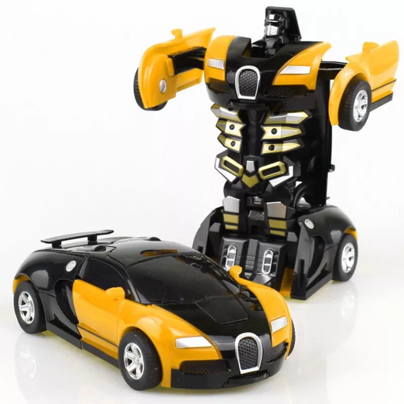 One-Key Deformation Car Toys Automatic Transform Robot