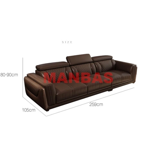 Genuine Leather Sofa Cama Leather Couch Big Sofas Sleeper Sofa Set