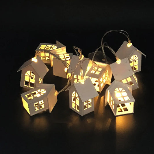 Led Light Christmas Tree Decorations House Led Light Natal Garland New Year 2025