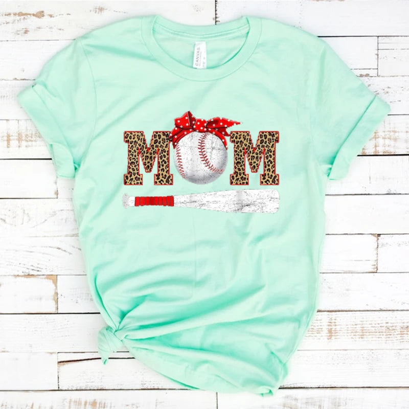 Baseball Mom Shirt - Baseball Shirt  Sports Apparel  Woman Tshirts  Graphic