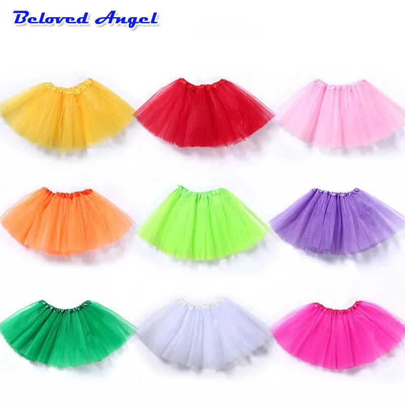 Children Skirts Girl Clothing Summer Color Girls Clothes Colorful Kids Tutu