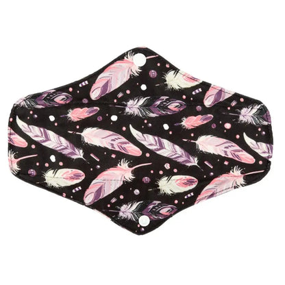 1 LONG Panty Liner Reusable Washable CHARCOAL Cloth Pad Menstrual Maternity Pad