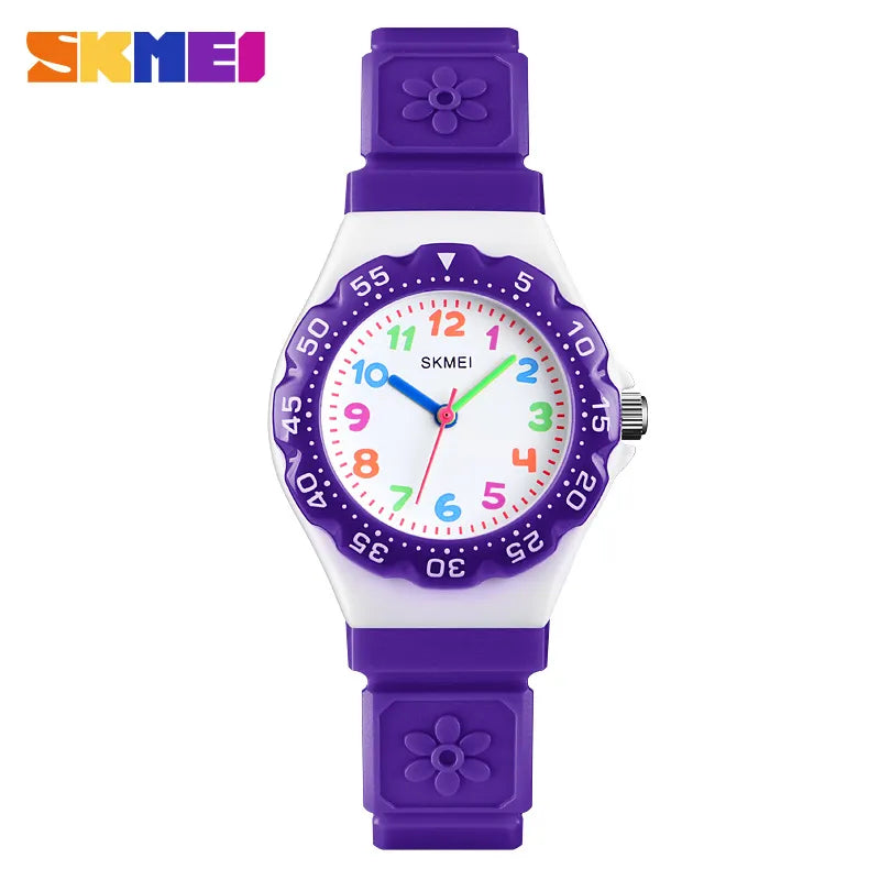 SKMEI NEW Kids Watches Outdoor Sports Wristwtatch Boys Girls Waterproof PU