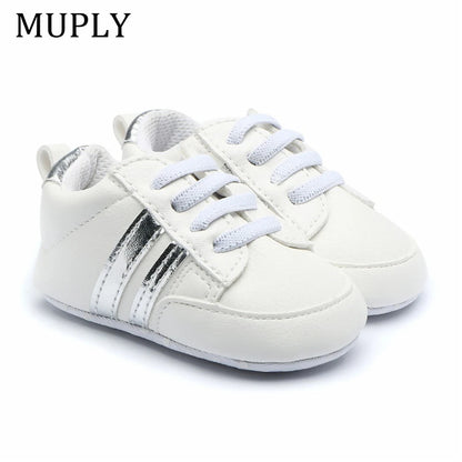 Baby Shoes Pu Leather Shoes Sports Sneakers Newborn Baby Boys