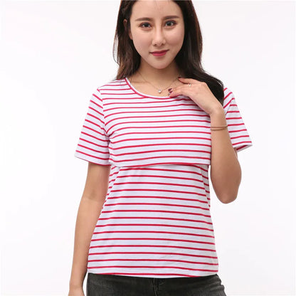 Pregnancy Clothes Maternity Clothing T Shirt Pregnant Women Breastfeeding