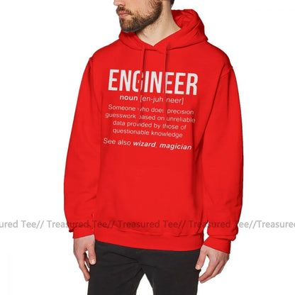 Engineer Hoodie Purple Pullover Hoodie Long Streetwear