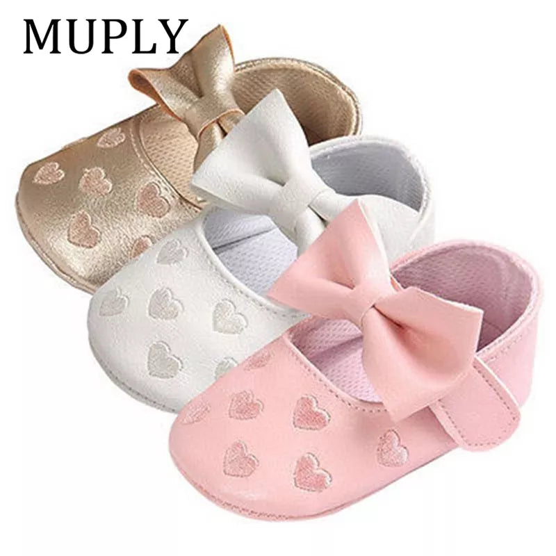 Baby PU Leather Baby Boy Girl Baby Moccasins Moccs Shoes