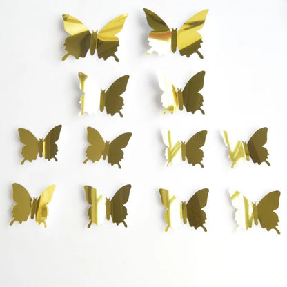 Creative Butterfly Refrigerator Sticker Home Decor Kitchen DIY Wall Stickers