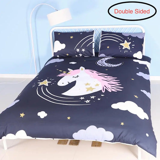 Promotion Double Sided Unicorn Bedding Unicorn Bedding Full for