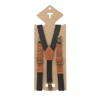 2cm Fashion Elastic Suspenders Solid Baby Boy Suspenders Children