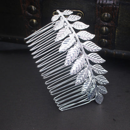 Metal Leaf Hair Clips Women's Hair Accessories Fashion Bridal Wedding Hair