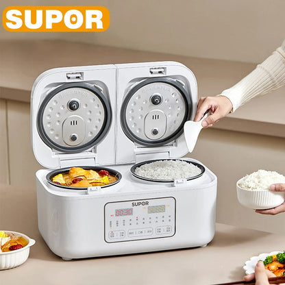 SUPOR Double Gallbladder Rice Cooker  Non-Stick Electric Cooker 4L 220V