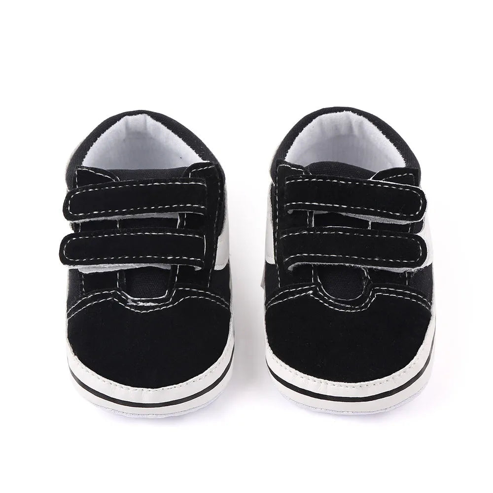 Newborn Baby Boys Shoes Pre-Walker Soft Sole Pram Shoes