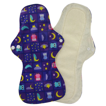 Night Use Washable Flamingo Cloth Menstrual Pad Heavy Flow Sanitary Napkin