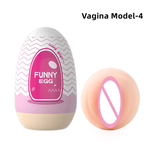 Mini Cups Masturbator Egg Portable Stimulator Penis Massager Vagina Pocket Pussy