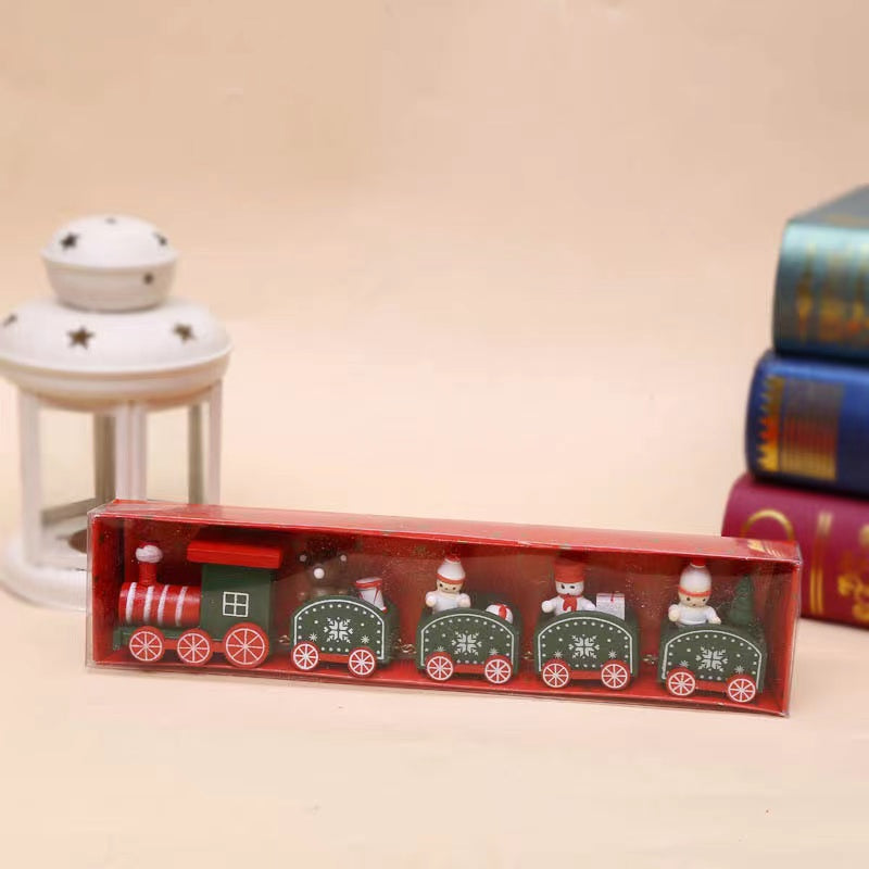 Sets Baubles Wooden Presents Christmas Toys Train Ornaments From Christmas Gifts