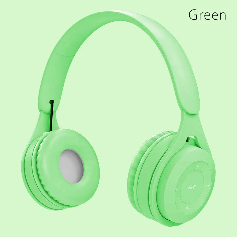 Macaron Kids Headphones Wireless Headphone Stereo Gaming Headset With Mic