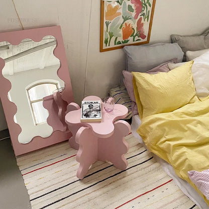 Cartoon Coffee Tables Living Room Furniture Designer Creative Color Petal Side