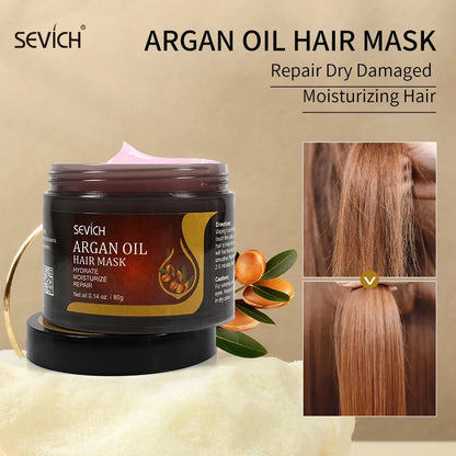 Sevich Salon 80g Argan Oil Hair Mask Moisturizing Hair Care Keratin Hair