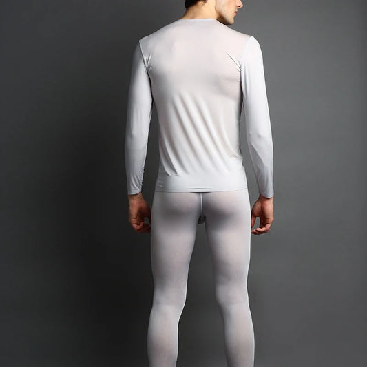 Men's Ultra-Thin Ice Silk Seamless Autumn