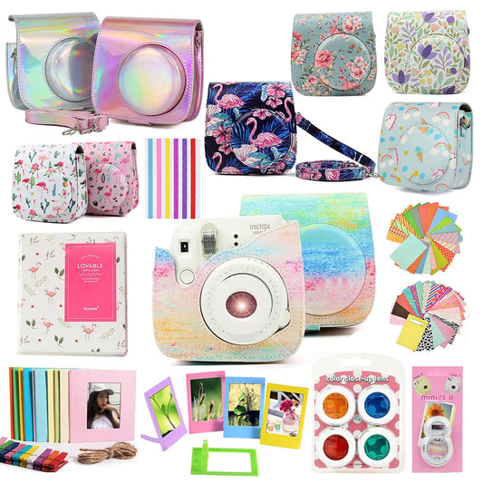 Fujifilm Instax Mini Case Bag Camera Accessories Kit Photo Album Lens Filters