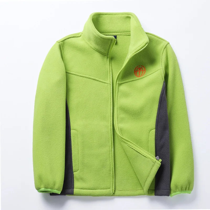 New Style Spring Autumn Children Kids Jackets Hoodies Big Boys Girls Polar