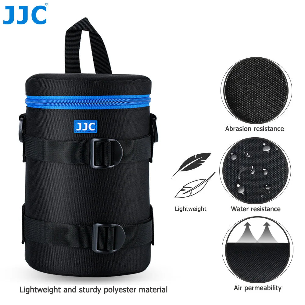 JJC Luxury Camera Lens Bag Pouch Case for Canon Lens Nikon Sony Olympus Fuji