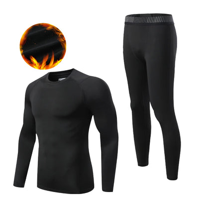 Tight Sport Sets Men Thermal Underwear Soccer Jersey