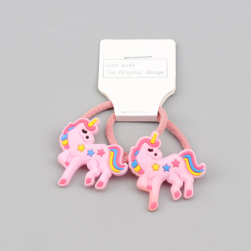 Cute Small Animal Silicone Unicorn Hair Band Rubber Band High Elastic