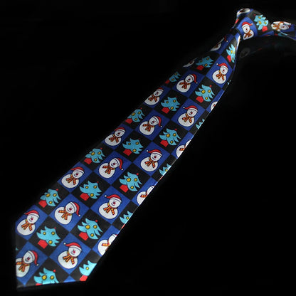 Novelty Design Christmas Ties Red Good Quality Printed Necktie Halloween