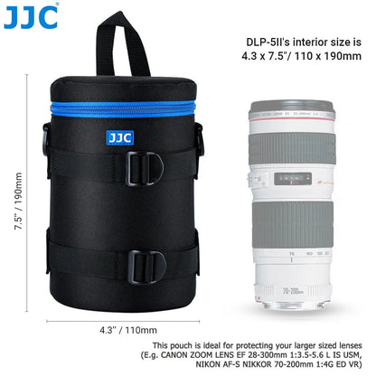 JJC Luxury Camera Lens Bag Pouch Case for Canon Lens Nikon Sony Olympus Fuji