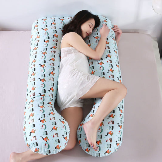 100 Cotton Skin Friendly Full Support Body Pregnancy Maternity Pillow