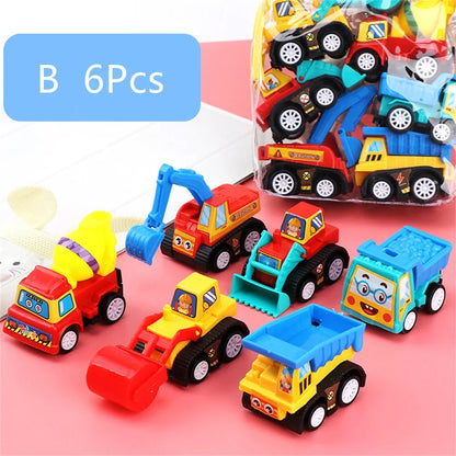 Mini Car Model Toy Pull Back Car Toys Engineering Vehicle