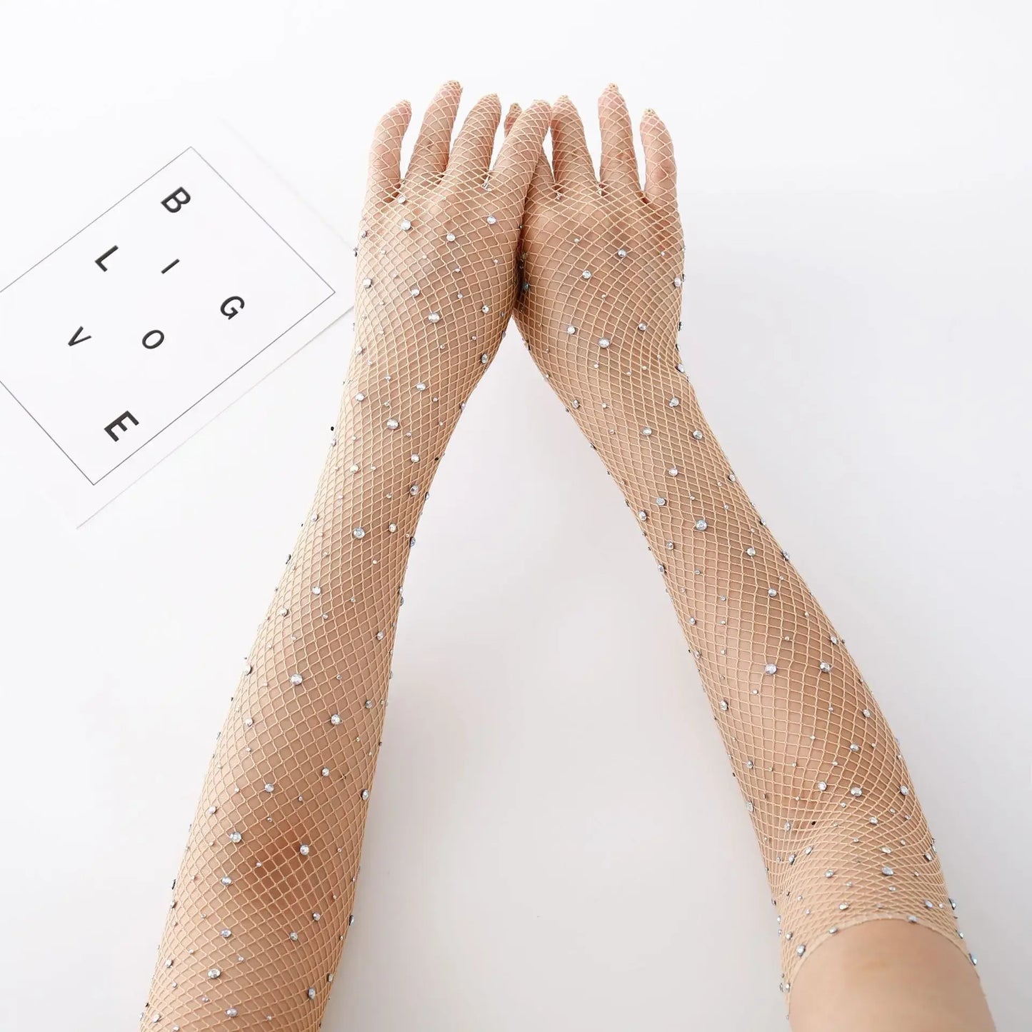 Shiny Women Sexy Stockings Tights Rhinestone Mesh Fishnet Pantyhose Plus Size