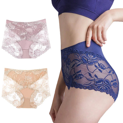 Fashion High Quality Women's Panties Transparent Underwear Women Lace Soft Brief