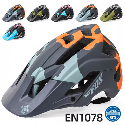 BATFOX DH MTB Helmet Kask Cycling Helmet Road New Bike Helmets Men Women Sports