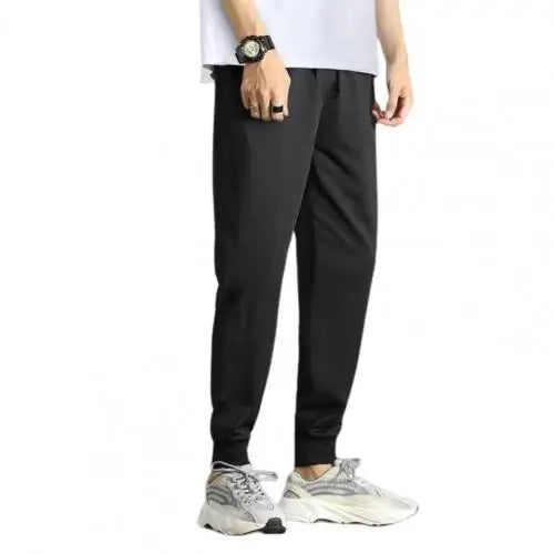 Sport Jogging Pants Casual Pants Trousers Slim Fit Stretchy Polyester Fiber