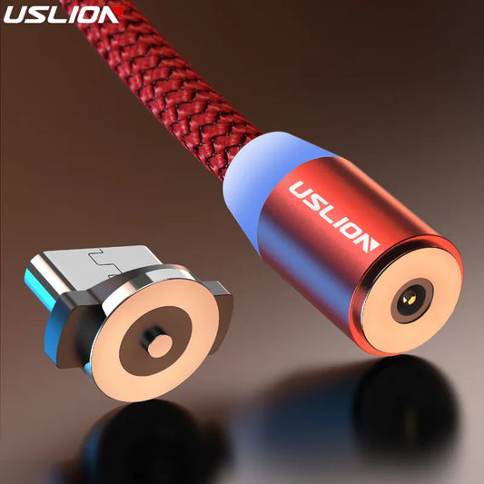 USLION 3M Magnetic Micro USB Cable for Samsung Android Type-C Charging