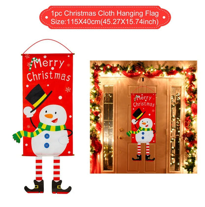 Christmas Banner Merry Christmas Decor for Home Garland