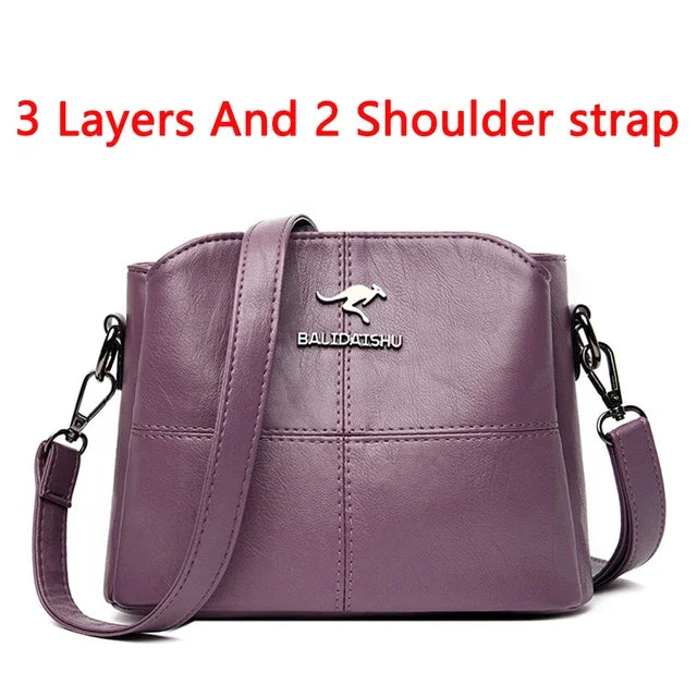 Women Embroidery Tote Bag High Quality Leather Ladies Handbags