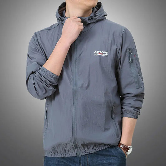 Thin Jacket Men Summer Outdoor Quick Dry Sun-Protective Jacket Men