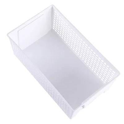 Household Rectangular Storage Basket With Handle Kitchen Bathroom Storage