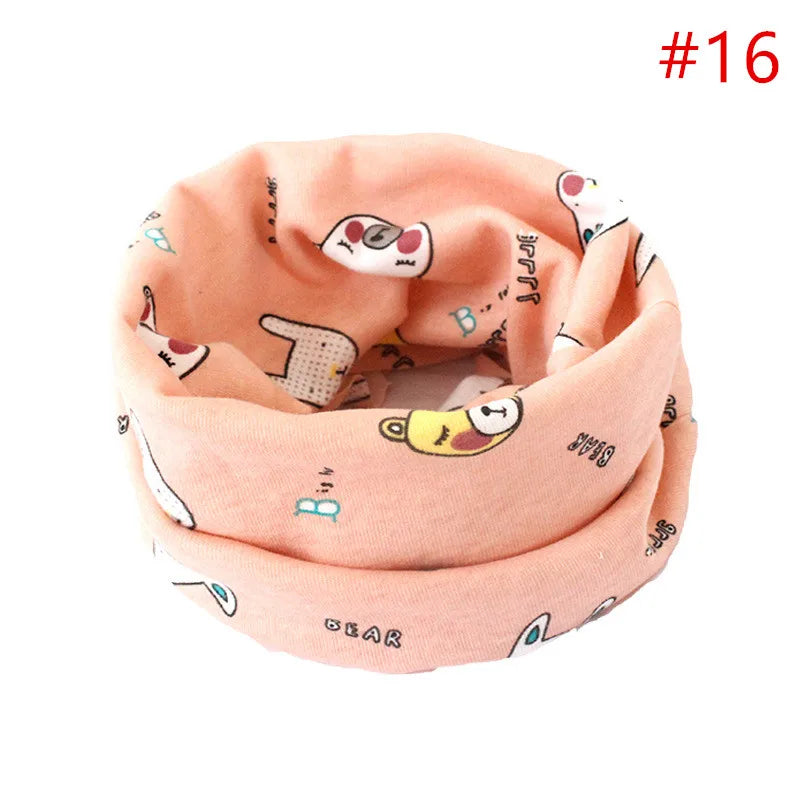 Leemeimei Baby Cotton Neck Scarf Children Warm Scarf Kids Collars Autumn Winter