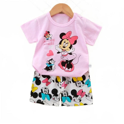 Fashion Baby Girls Clothes Summer Baby Girls Sets Cute Girls T-Shirt + Shorts