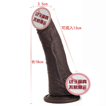 22CM Super Huge Black Dildos Strapon Thick Giant Realistic Dildo Anal Butt