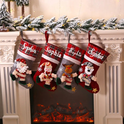 Personalized Christmas Stockings Custom Name Stocking Family Stockings Christmas