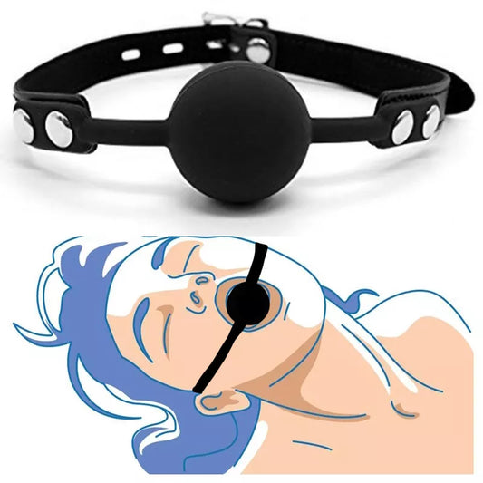 Sex Shop Slave Harness Balls Open Mouth Gag BDSM Sex Adult Games