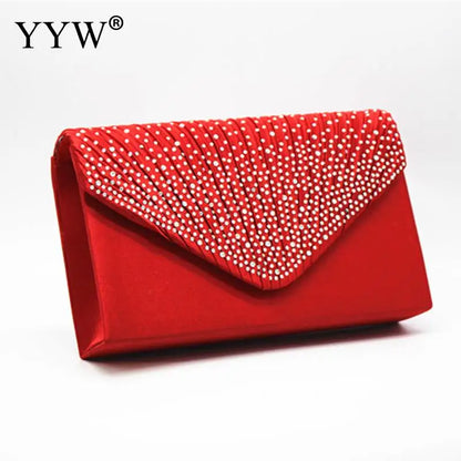 Purple Women Wedding Clutch Handbag Luxury PU Leather Bags Designed Clutch Purse