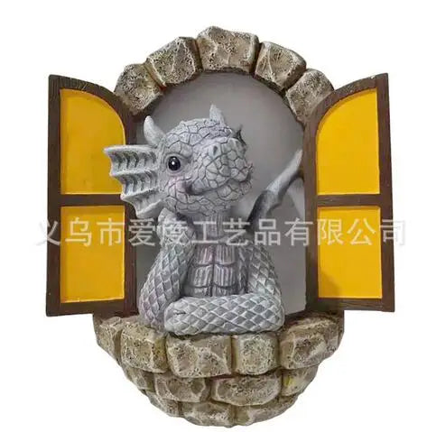 Ornaments Animal New Dragon Statue Door and Window Ornaments Resin Crafts Statue