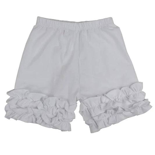 Baby Cotton Ruffle Baby Shorts Toddler Girls Shorts Kids Knit Icing Baby